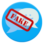 fake chat conversations android application logo